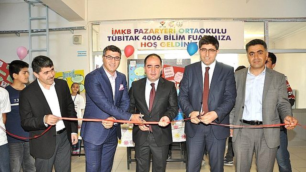 Batman İMKB Pazaryeri Ortaokulunda Bilim Fuarı