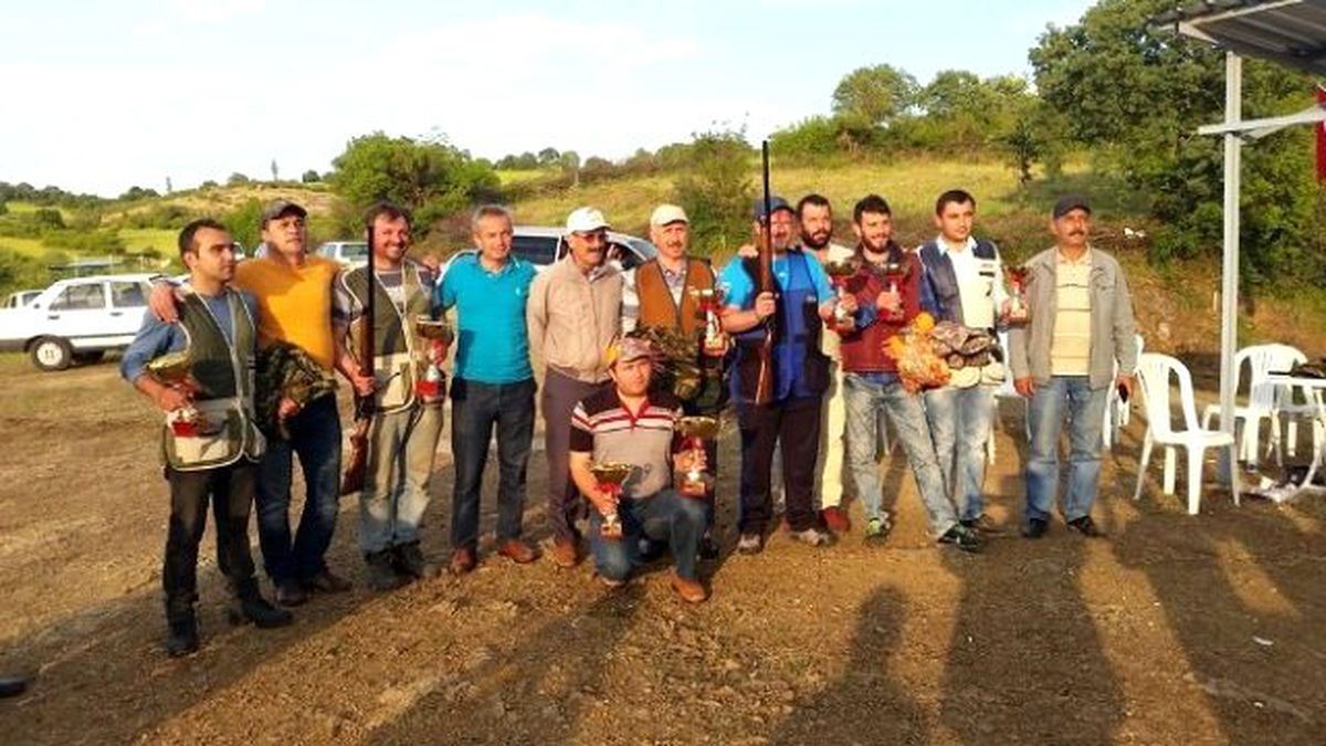 Çan\'da Avcılar Kıyasıya Yarıştı
