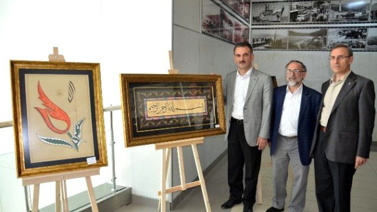 Gemlik\'te Tezhip ve Hat Sergisi