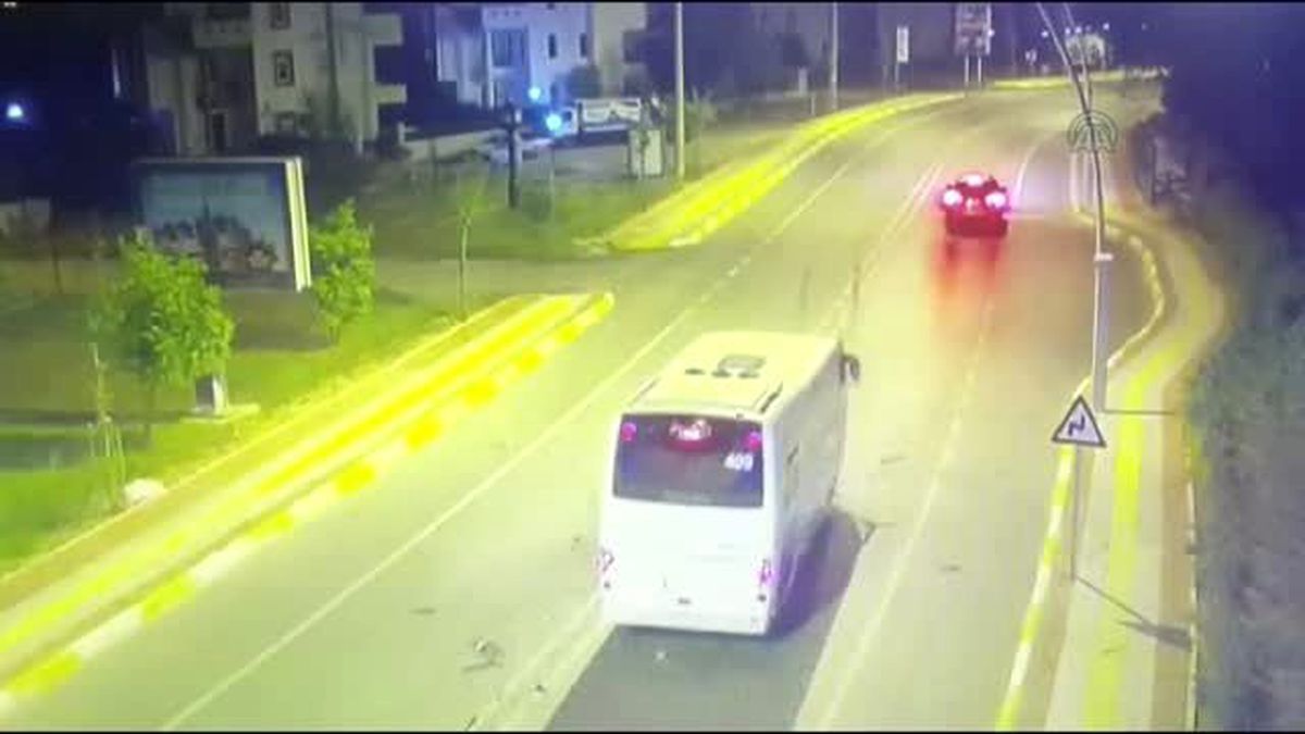1 Kişinin Öldüğü Trafik Kazası Kamerada