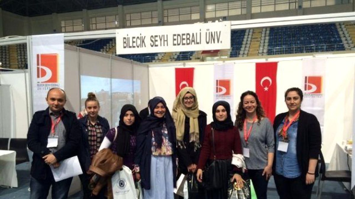 Bilecik Şeyh Edebali Üniversitesi Educaturk Fuarında Lise Öğrencilere Tanıtıldı