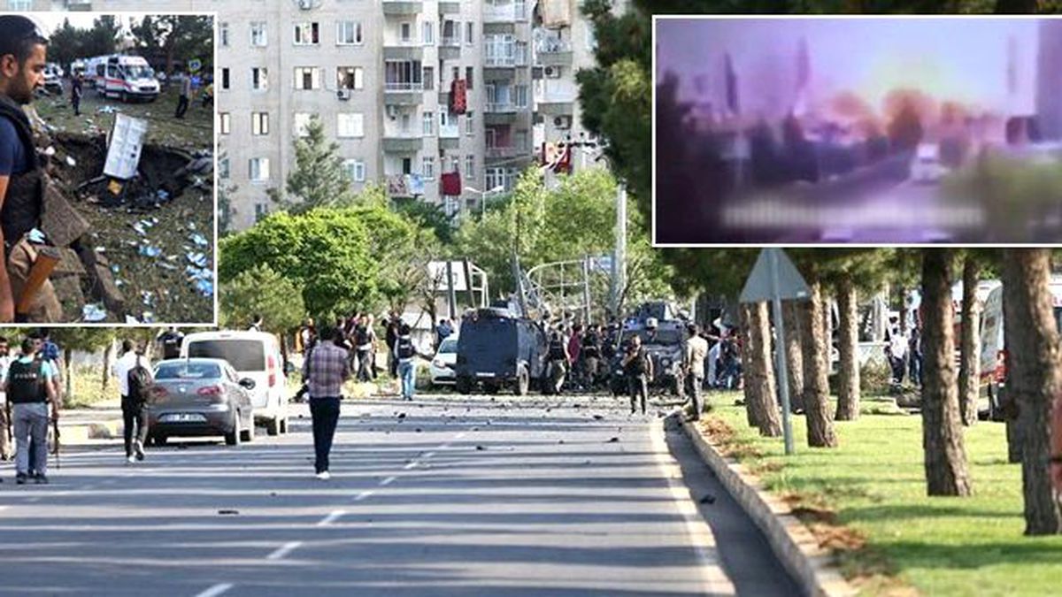 İşte Diyarbakır'daki Patlama Anının Görüntüsü