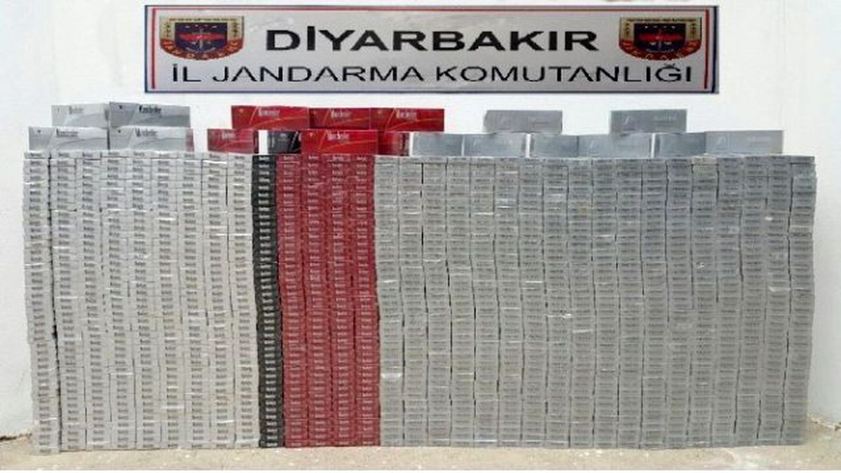 Diyarbakır\'da 14 Bin 130 Paket Kaçak Sigara Ele Geçirildi