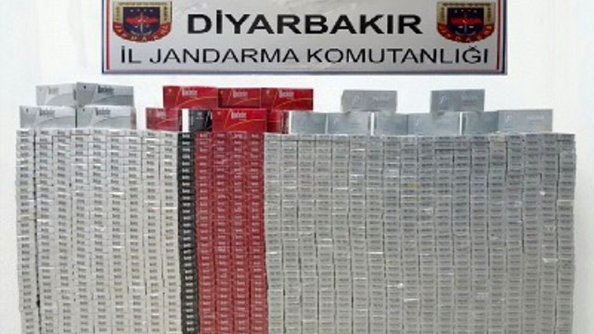Diyarbakır\'da Kaçak Sigara Ele Geçirildi