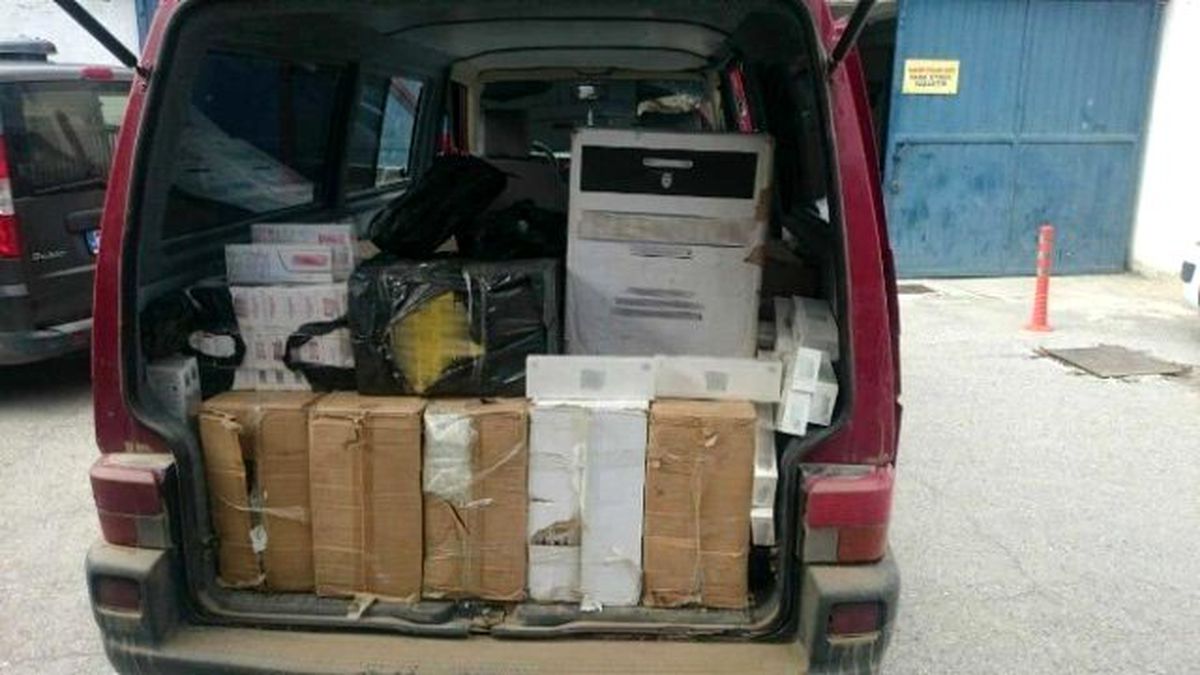 Erzincan\'da 20 Bin 200 Paket Kaçak Sigara Ele Geçirildi