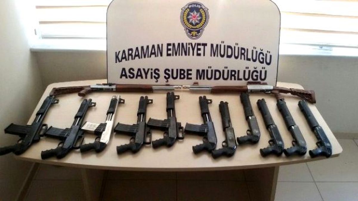 Karaman\'da Silah Operasyonu
