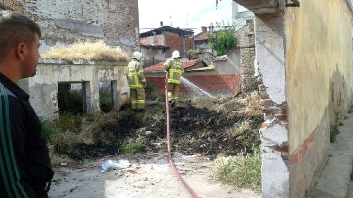Ot Yangını Korkuttu