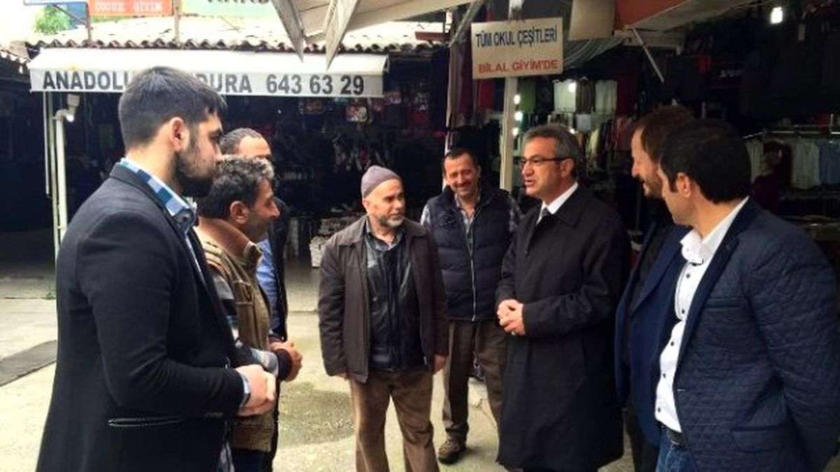 Başkan Köşker\'den Esnaf Turu
