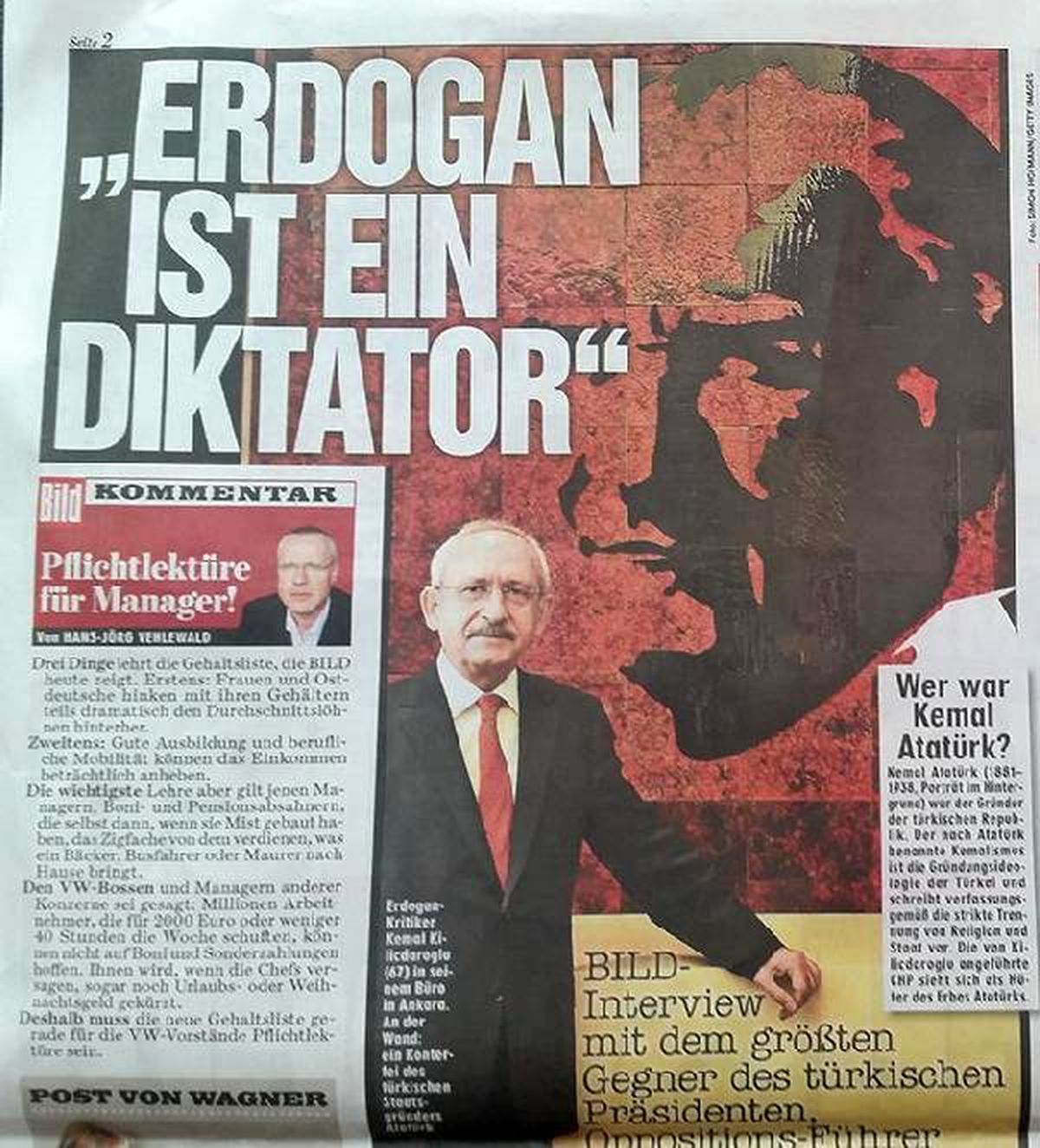 Bild'e Konuşan Kılıçdaroğlu: Erdoğan Bir Diktatör