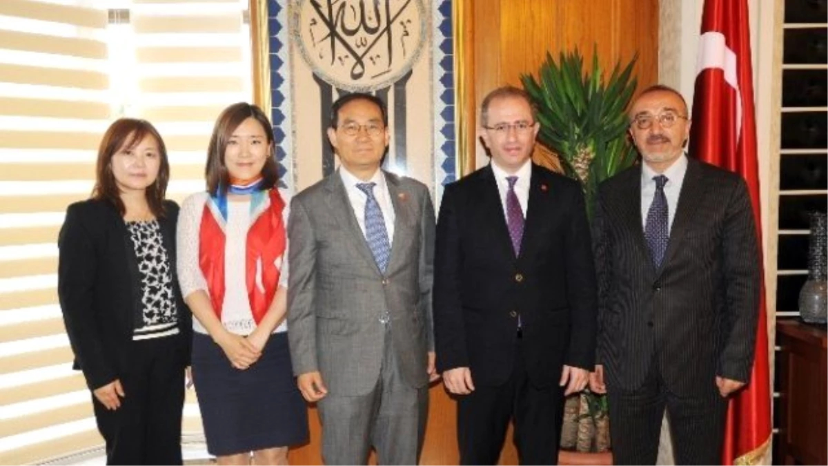 Güney Kore Büyükelçisi\'nden Büyükşehir\'e Ziyaret