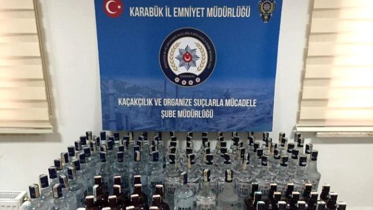 Karabük\'te Sahte İçki Operasyonu