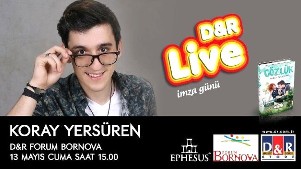 Koray Yersüren\'den Forum Bornova\'da İmza Günü