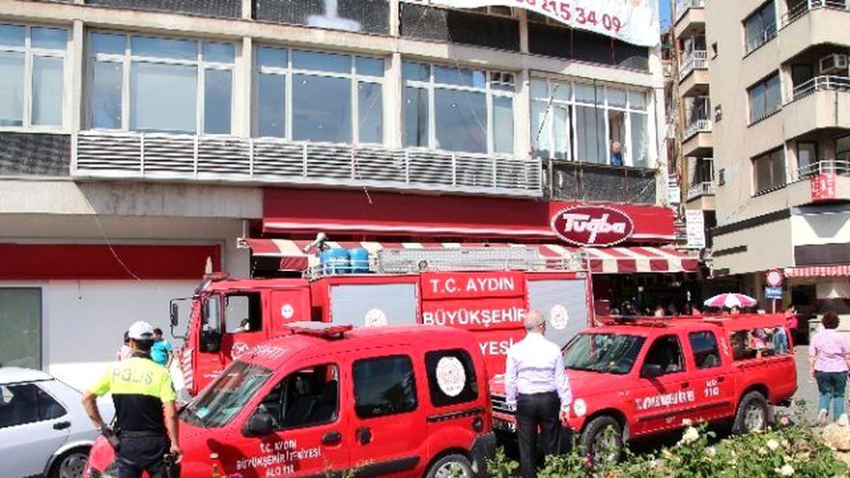 MHP Binasındaki Asansör Yangını Korkuttu
