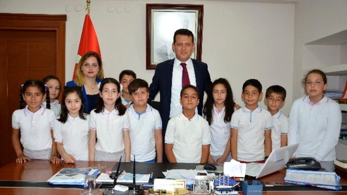 Ortacalı Minikler Kaymakam Ürkmezer Ziyaret Etti