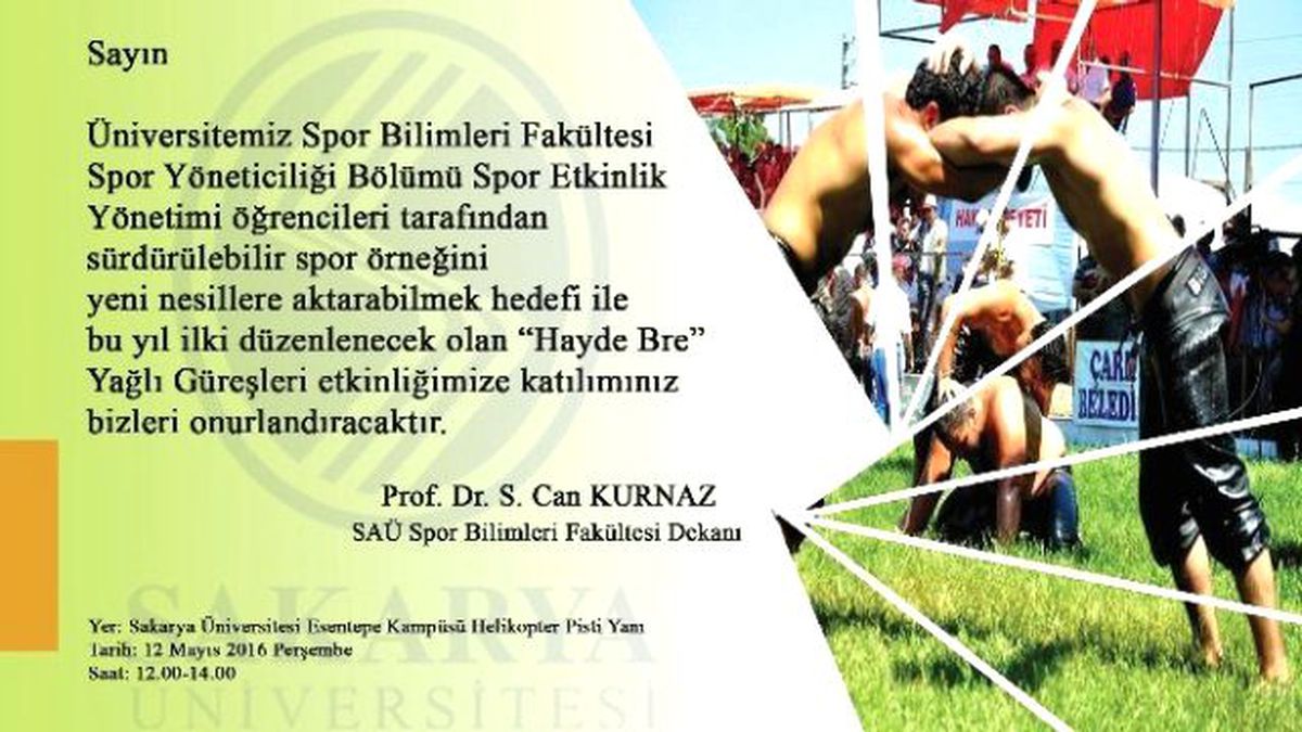 Pehlivanlar Saü\'de Yarışacak