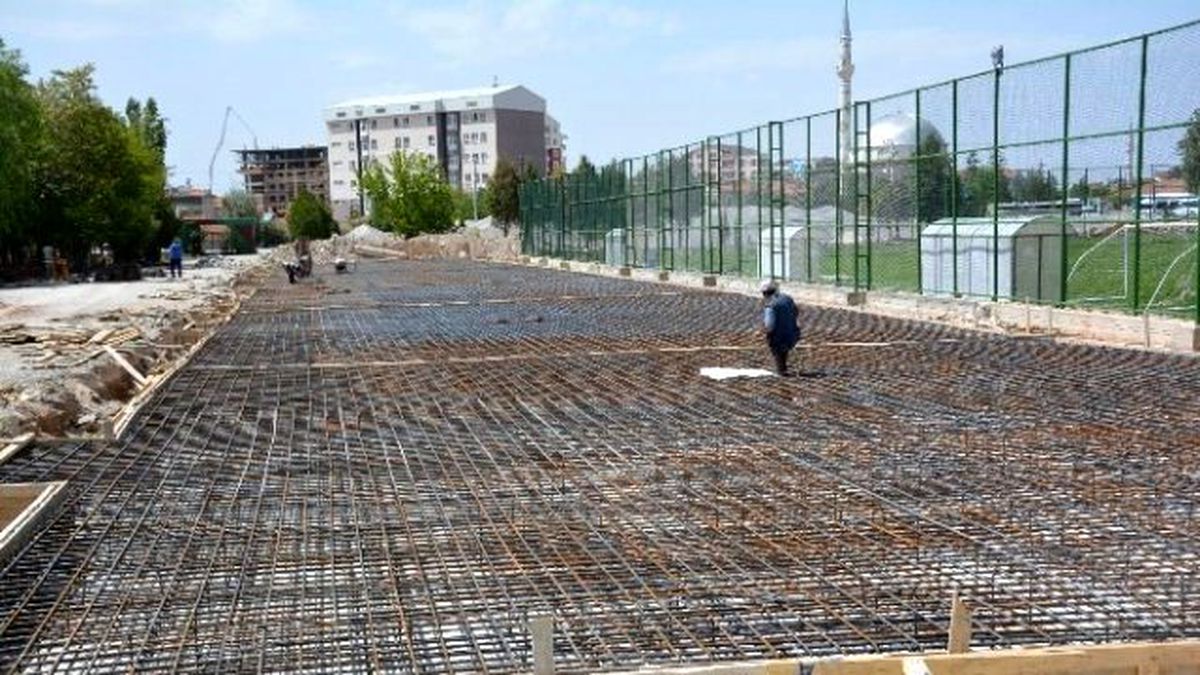 Çumra Şehir Stadyumunda Çalışmalar Devam Ediyor