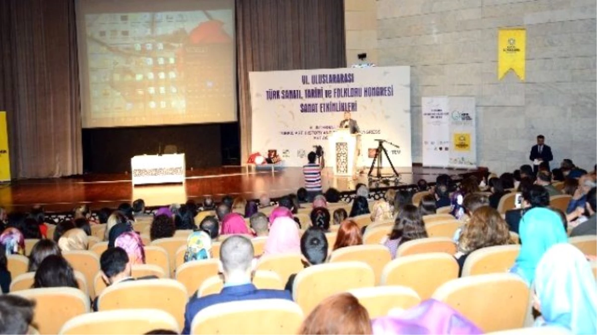 Konya\'da, 6. Uluslararası Türk Sanatı, Tarihi ve Folkloru Kongresi Başladı