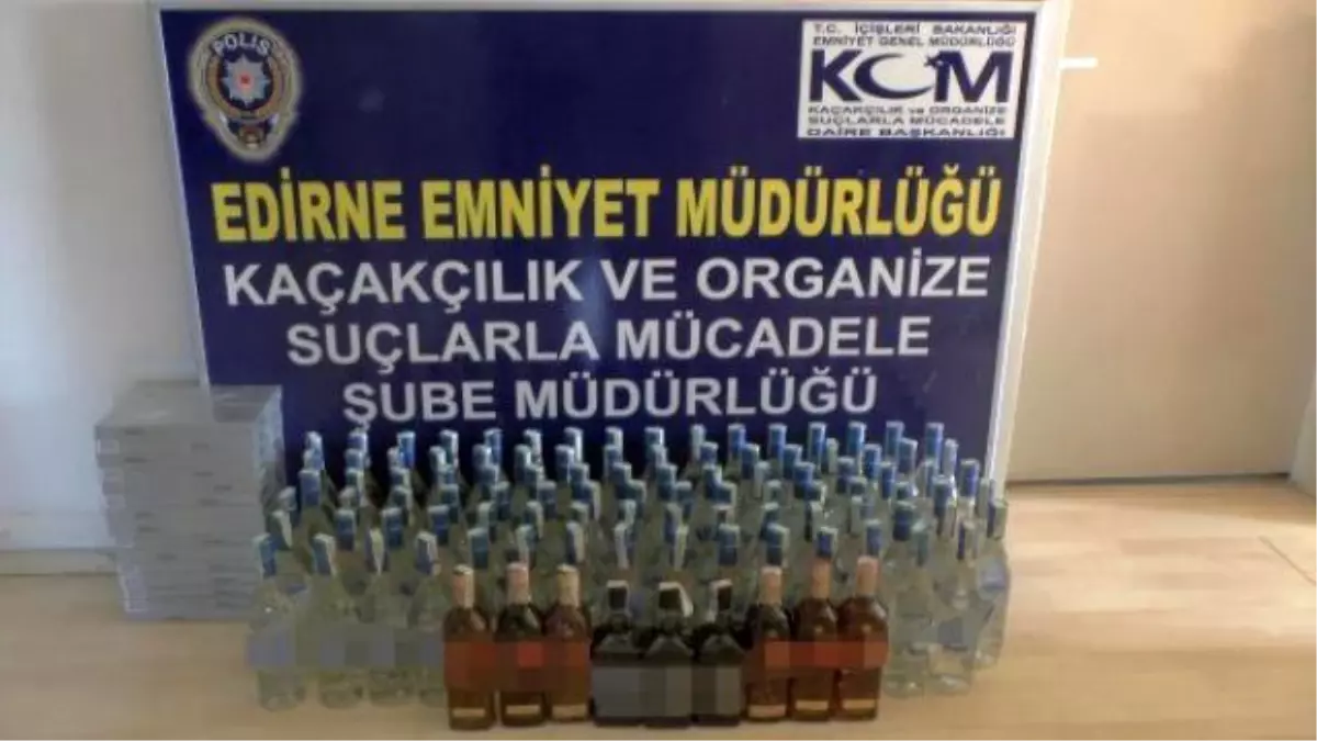 Temizlik Şirketine Kaçak İçki ve Sigara Operasyonu