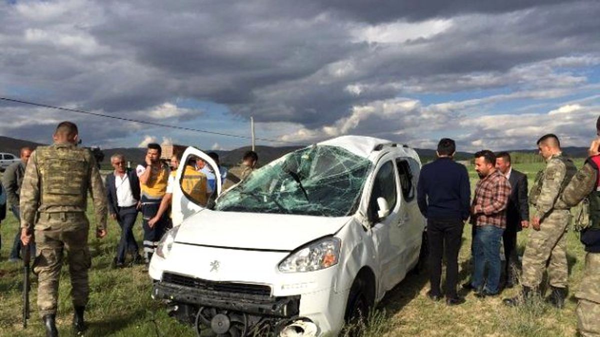 Van\'da Trafik Kazası: 1 Yaralı