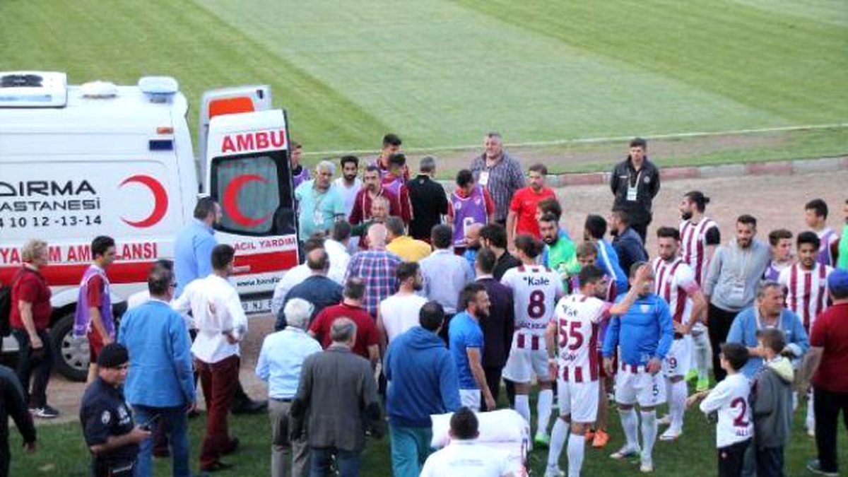 Bandırmaspor Başkanı Takımının Galip Geldiği Karşılaşmada Hastanelik Oldu