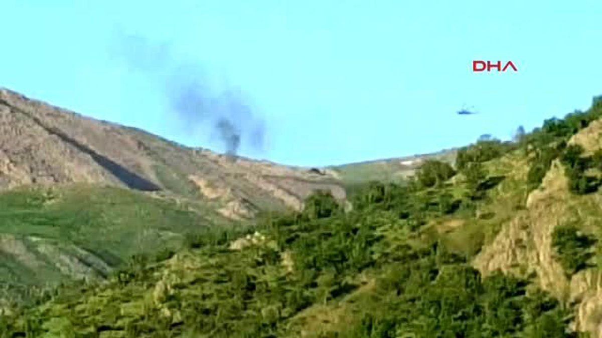 Çukurca\'dan Hava Destekli Operasyondan Sıcak Görüntüler