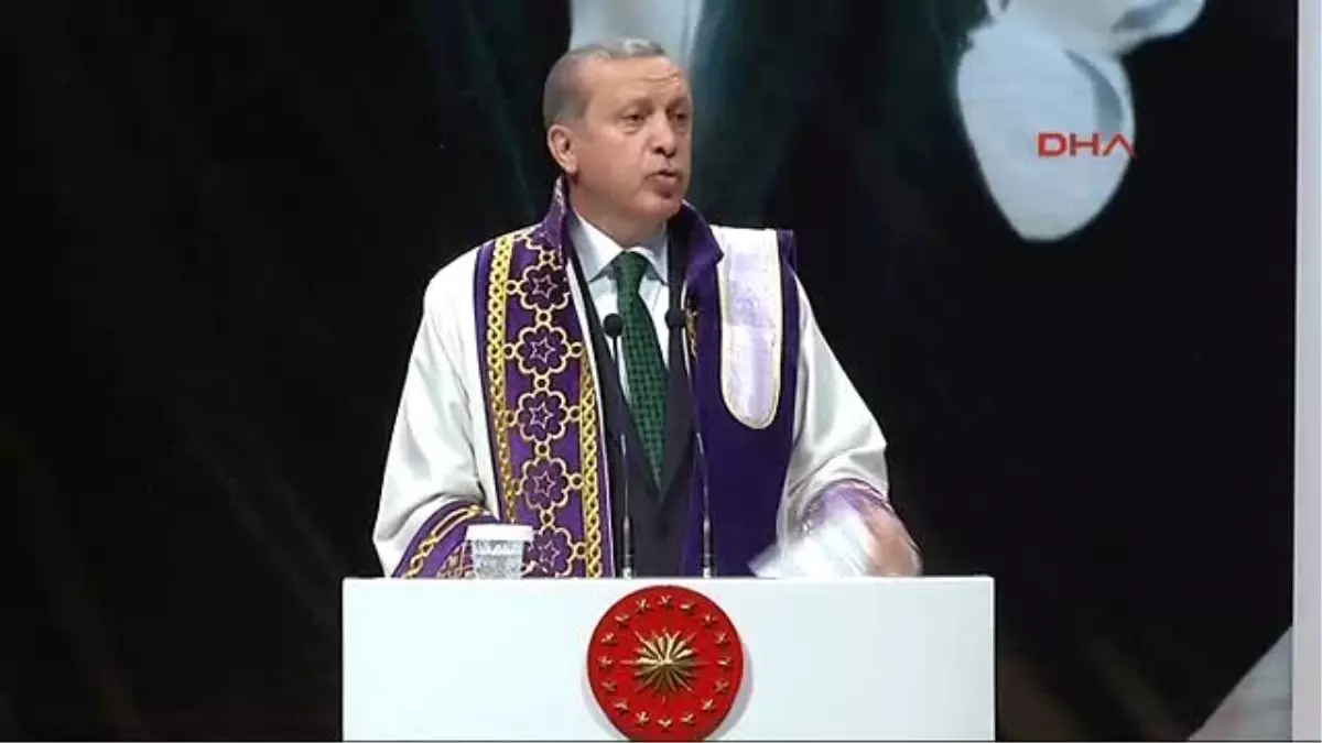 Kocaeli Cumhurbaşkanı Erdoğan\'a Kocaeli Üniversitesi\'nde Fahri Doktora Unvanı Verildi-4