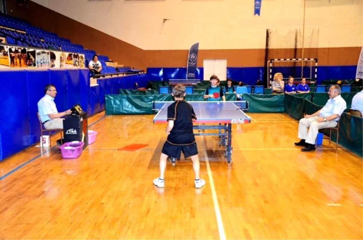 Okullar Arası Küçükler Masa Tenisi Grup Müsabakaları Tamamlandı