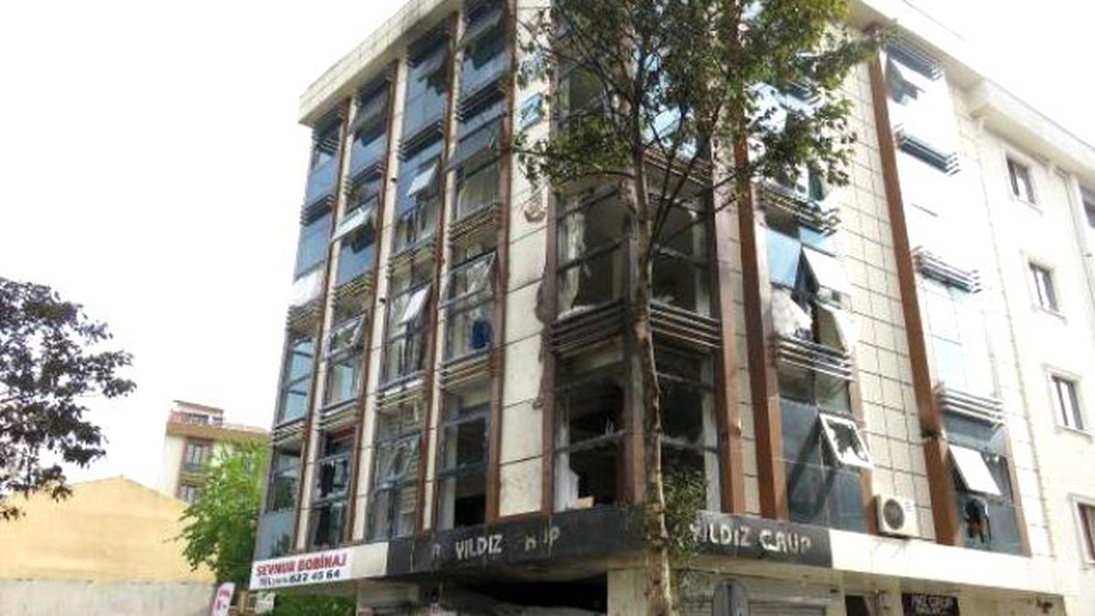 Sancaktepe\'de Patlama Sonrası Hasar Tespit Çalışması