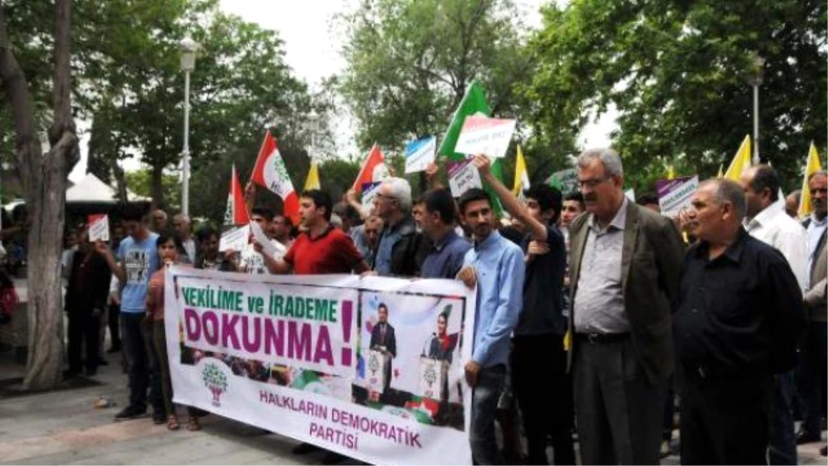 Gaziantep\'te Hdp\'lilerden Dokunulmazlık Protestosu