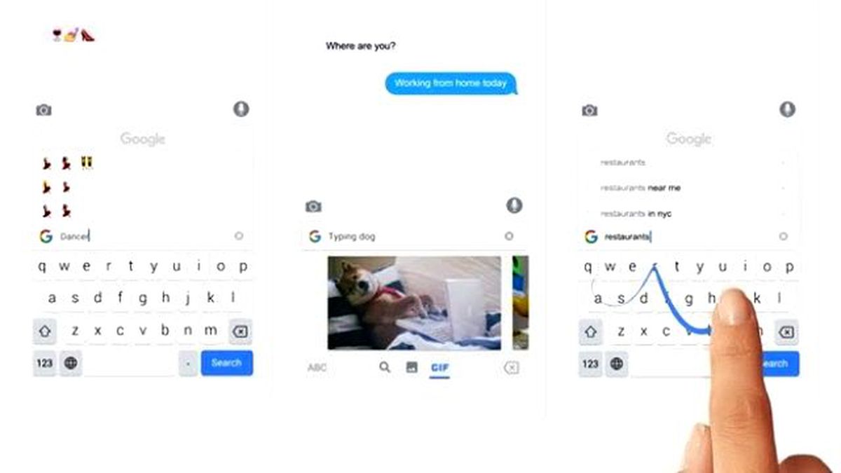 Google\'dan İphone\'a Özel Klavye