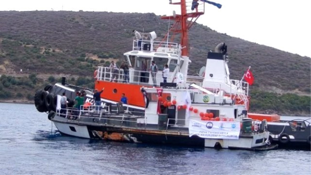 Miadını Dolduran Sahil Güvenlik Botu Törenle Batırıldı