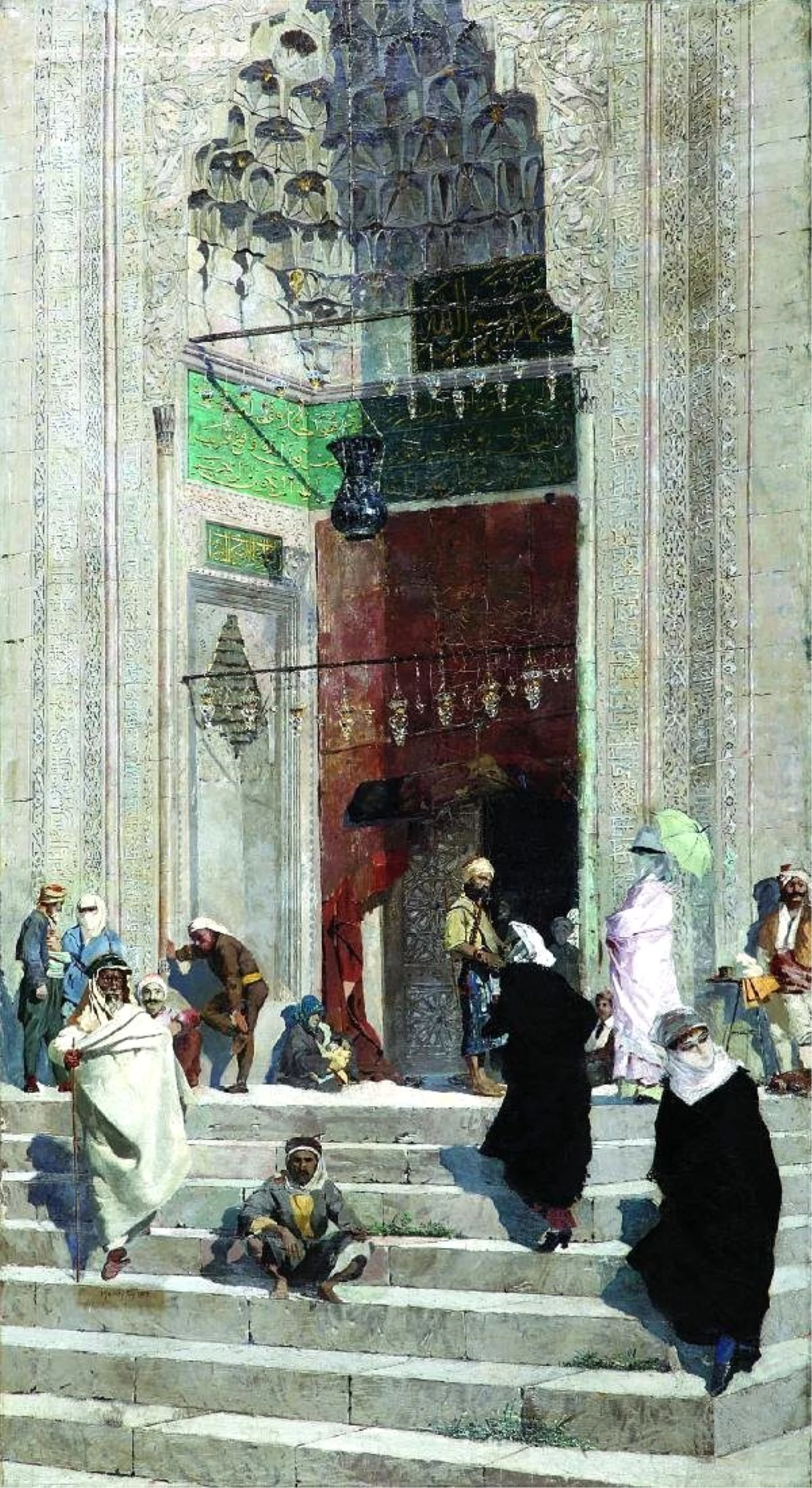 Osman Hamdi Bey\'in "Yeşil Cami Önü" Resmi Rekor Kırdı