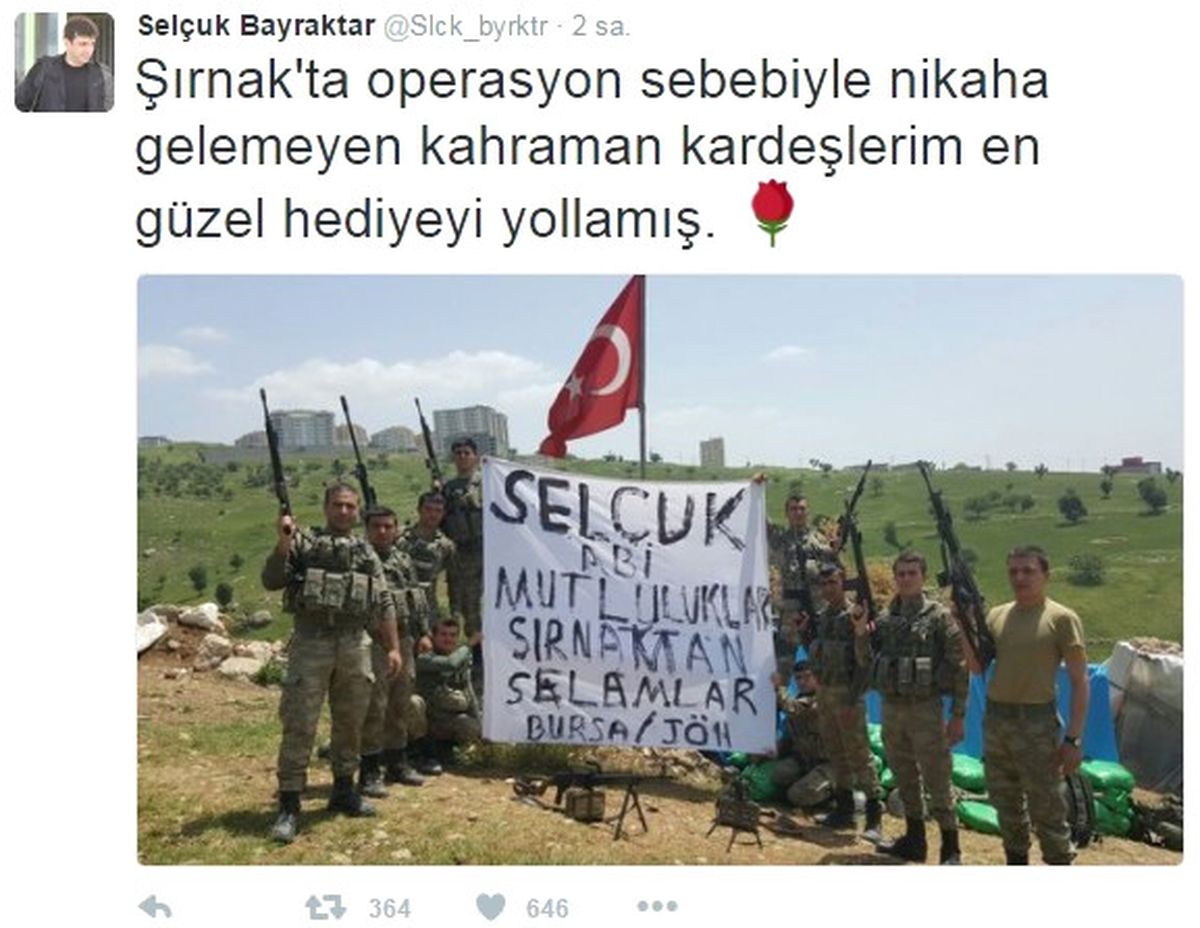 Sümeyye Erdoğan ve Selçuk Bayraktar\'dan Twitter Paylaşımı