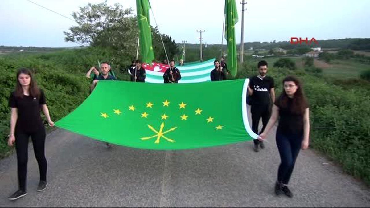 Kocaeli-20 Bin Çerkez Sürgünde Ölen Atalarını Andı