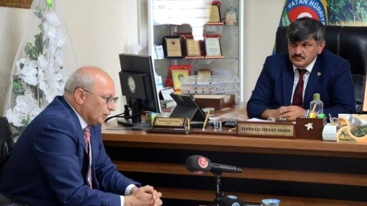 Çakırözer\'den Tepebaşı Ziraat Odasına Ziyaret