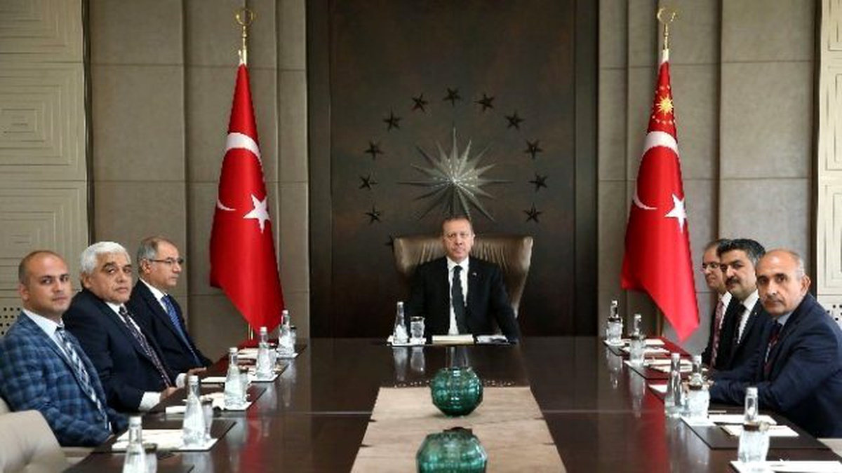 Cumhurbaşkanı Erdoğan, Kilis Valisi ve Beraberindeki Heyeti Kabul Etti