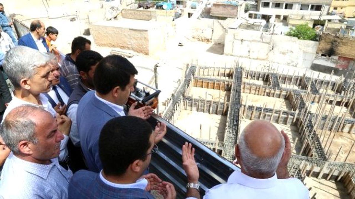 Eyyübiye Belediye Başkanı Ekinci Cami Temeli Attı