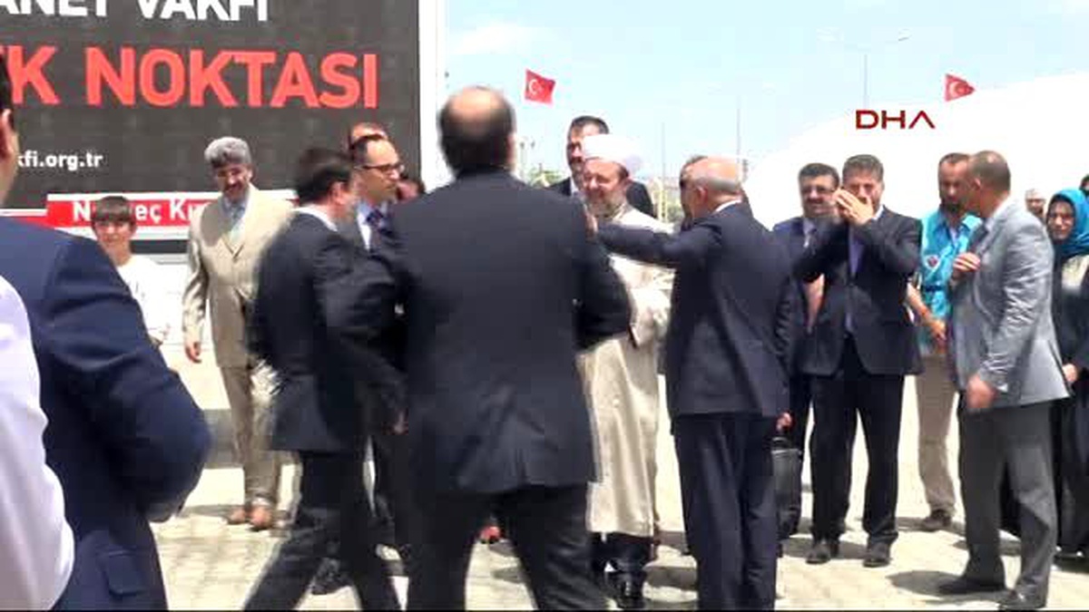 Kilis\'te Bulunan Diyanet İşleri Başkanı Görmez\'den Işid\'e Tepki