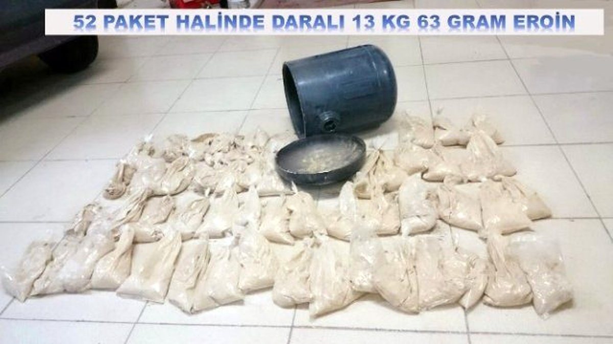 Lpg Tankından 600 Bin TL\'lik Eroin Çıktı