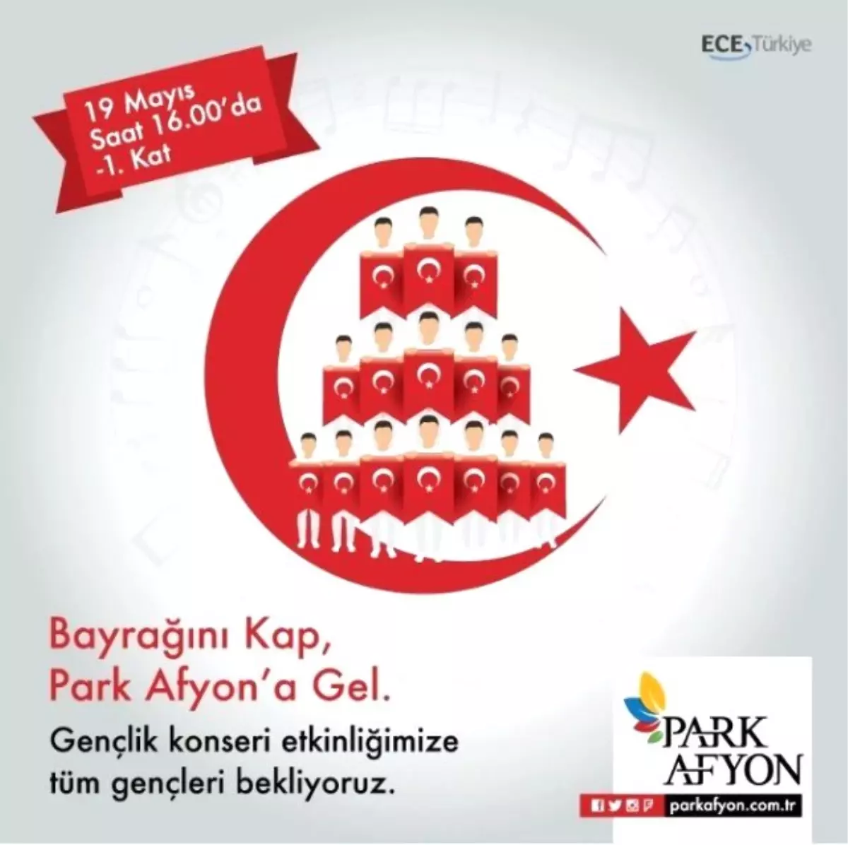 19 Mayıs\'ta Bayrağını Kap, Park Afyon\'a Gel