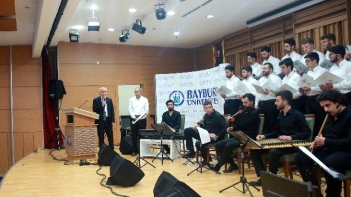 Bayburt Üniversitesinde Türk Tasavvuf Müziği Konseri