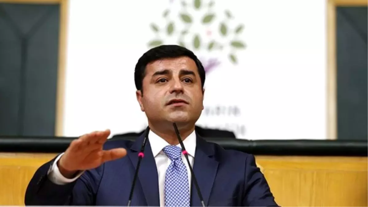 Demirtaş\'tan PKK\'ya \'Özür Dile\' Çağrısı