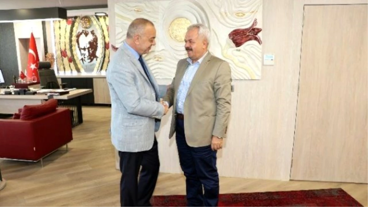 Mtso Başkanı Erbil\'den Başkan Ergün\'e Ziyaret