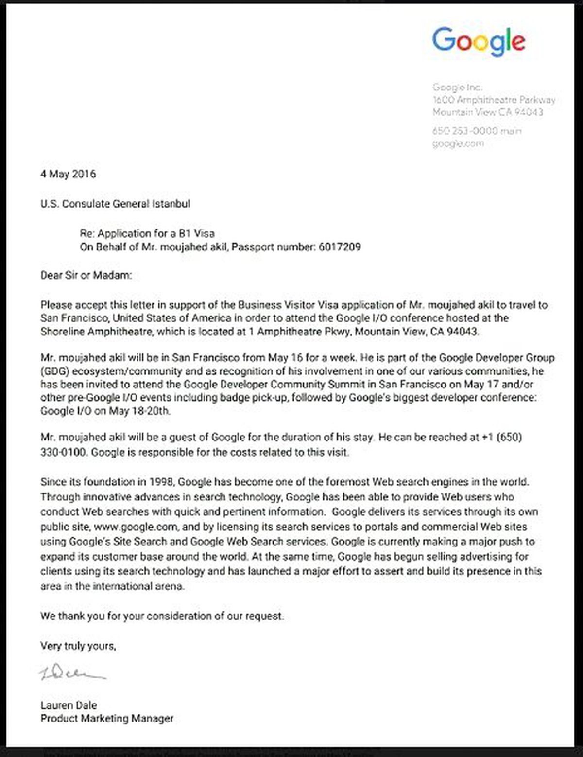Suriyeli Yazılımcı Google'a Davet Edildi Ama Vize Alamadı