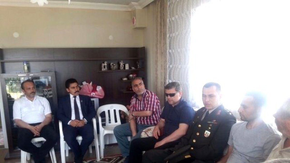 Gaziler ve Şehit Aileleri Vakfından Gazi Üsteğmene Ziyaret