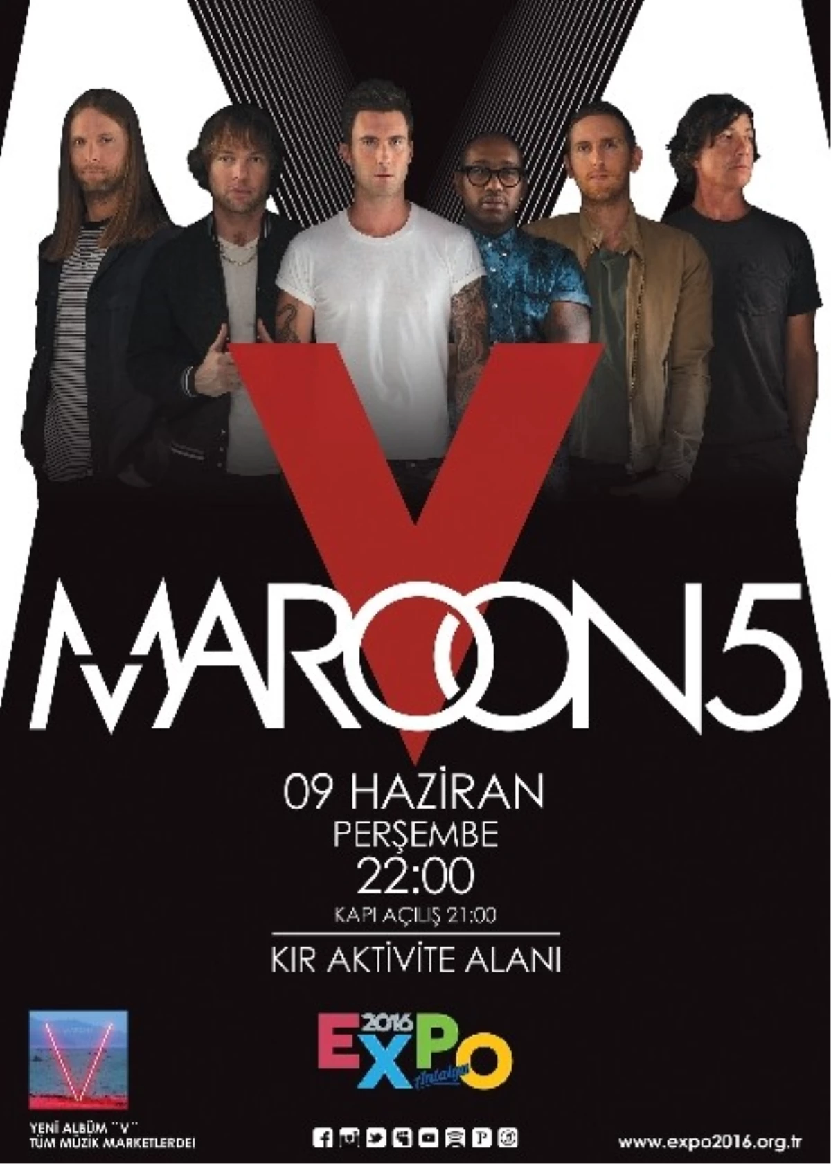 Grammy Ödüllü Maroon 5, Expo 2016\'ya Geliyor