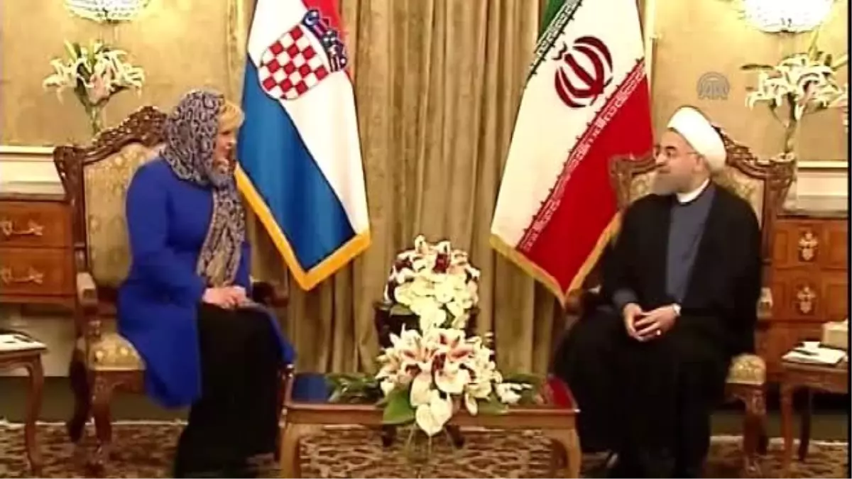 Hırvatistan Cumhurbaşkanı Kolinda Grabar-Kitaroviç, İran\'da