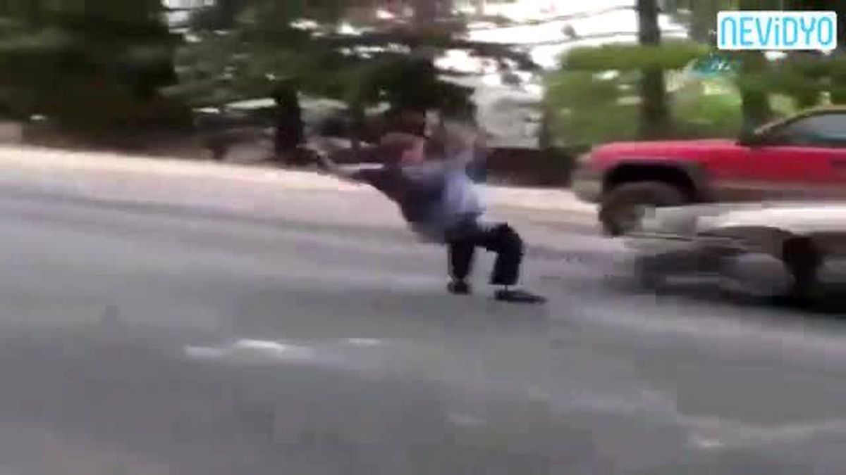 Kaykayıyla Şov Yapan Genci Ölüm Teğet Geçti