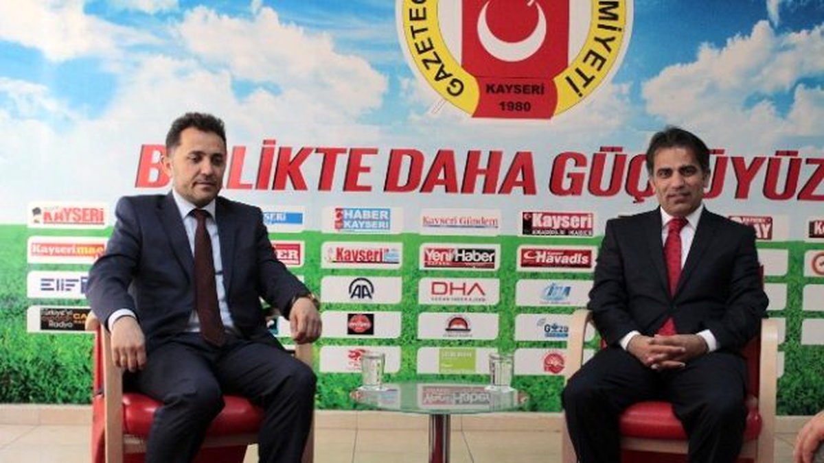 Öz-ağaç İş\'ten Kayseri Gazeteciler Cemiyeti\'ne Ziyaret