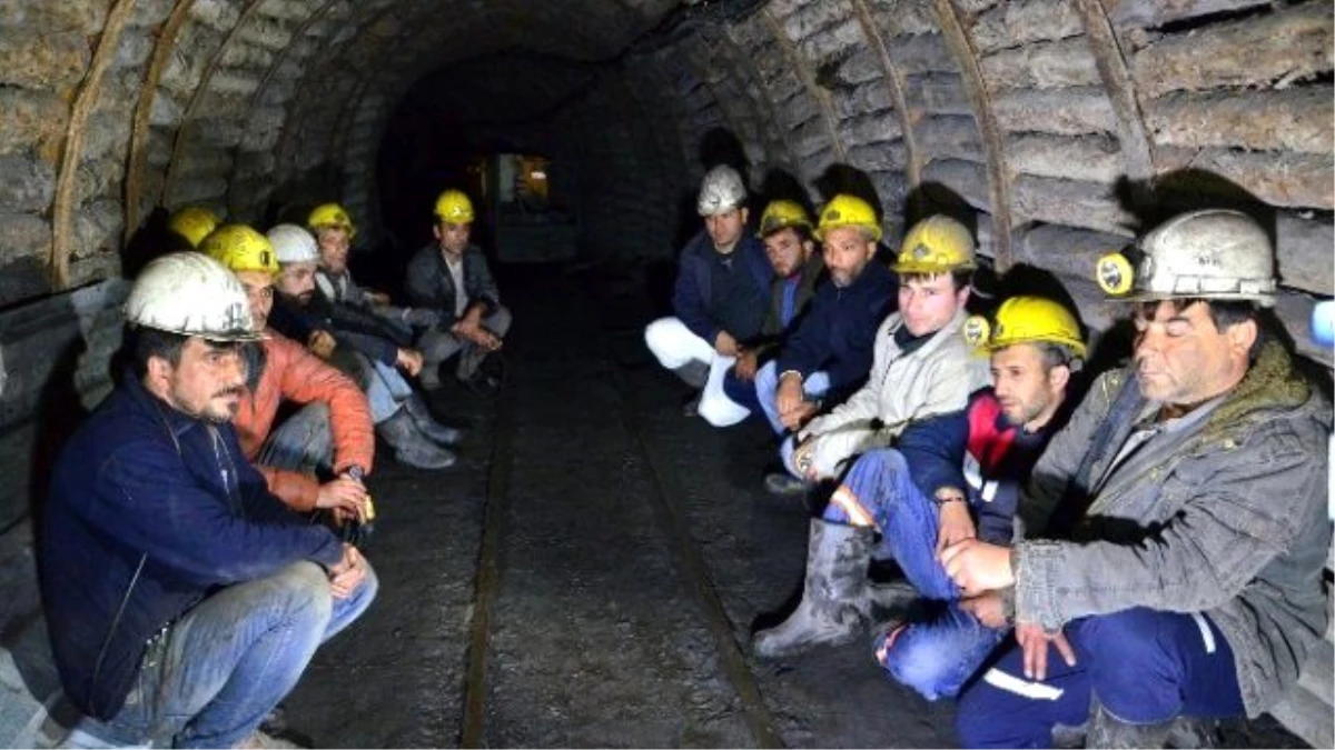 İşçiler "Madenden Çıkmama" Eylemi Başlattı